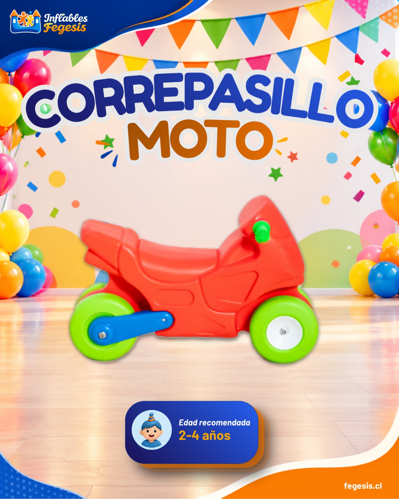 Correpasillo Moto